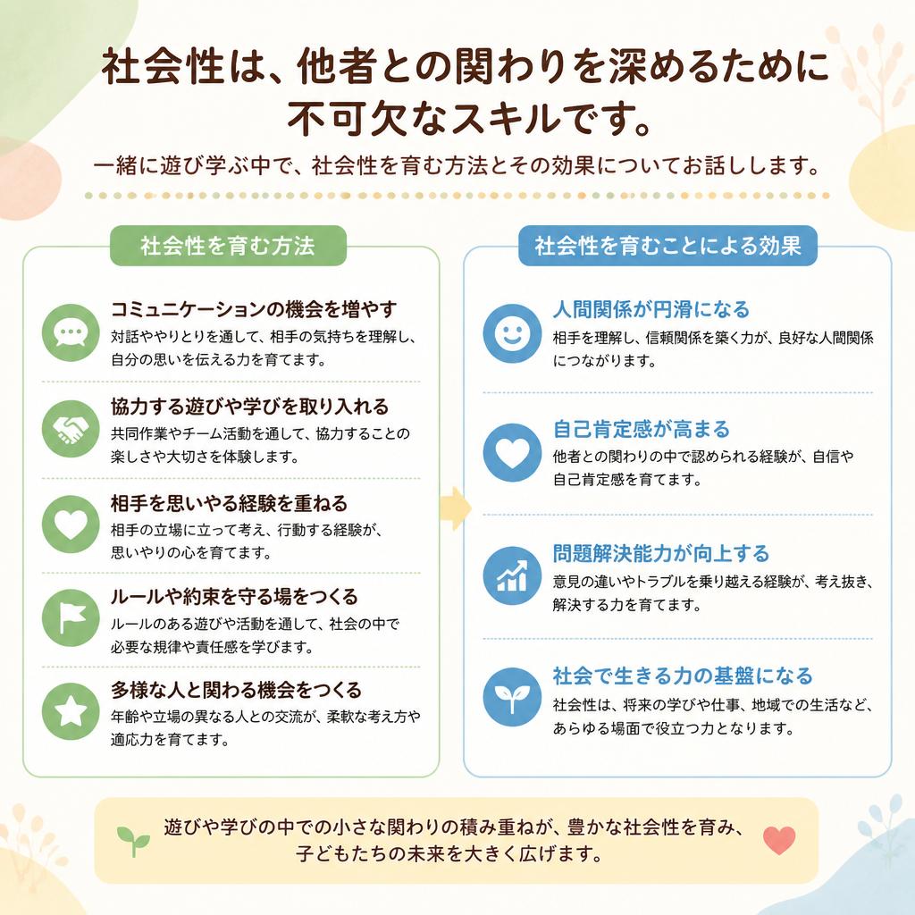社会性訓練の重要性