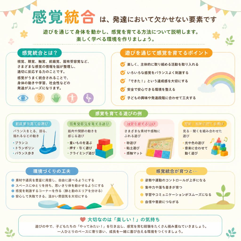 遊びを通じて育む感覚統合