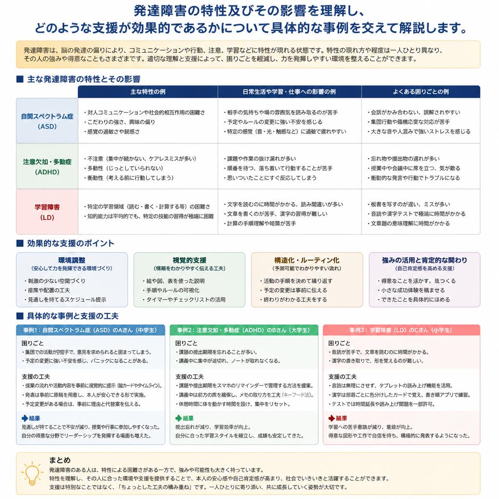 発達障害と学習支援