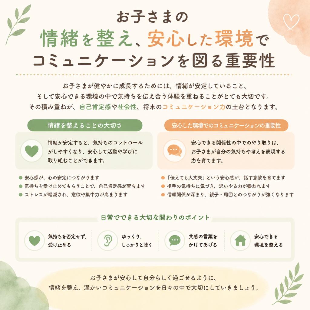 情緒の安定と落ち着き