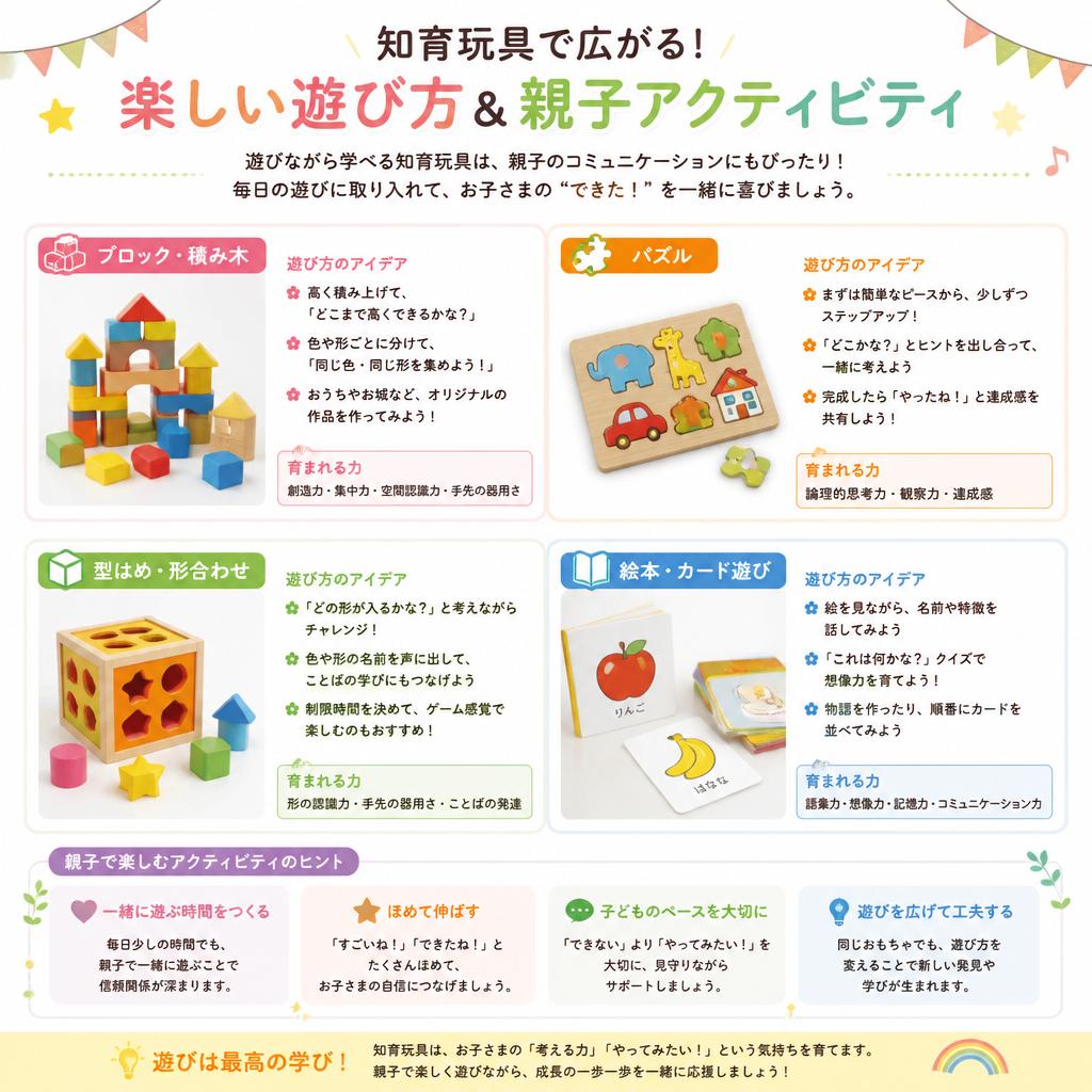 5. 知育玩具を使った遊び方