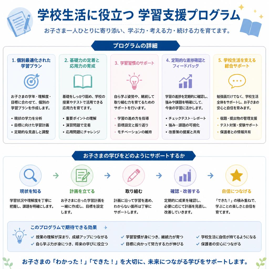 学習支援のプログラム