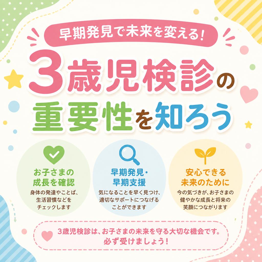 早期発見で未来を変える！3歳児検診の重要性を知ろう