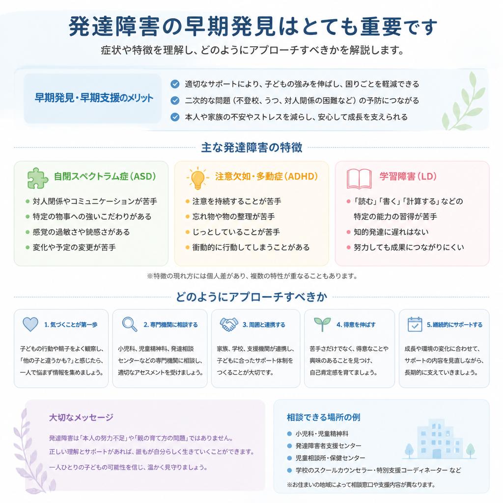 発達障害と早期発見